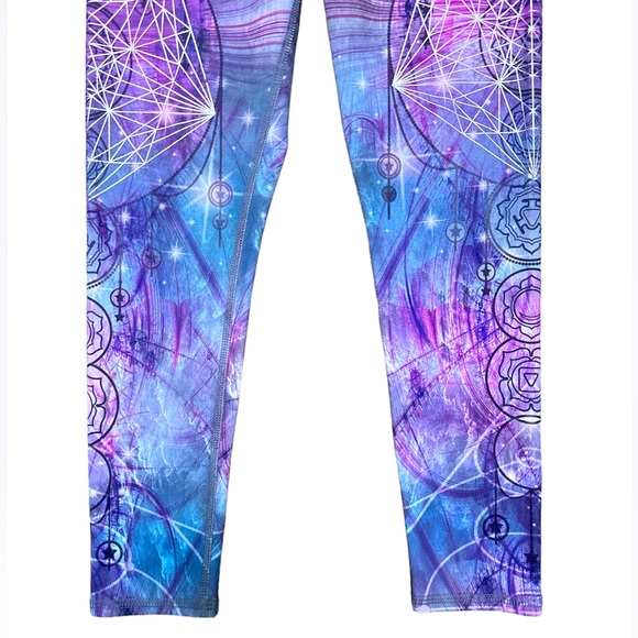 Evolution and Creation Galaxy Workout Pants Size:S - Picture 2 of 4